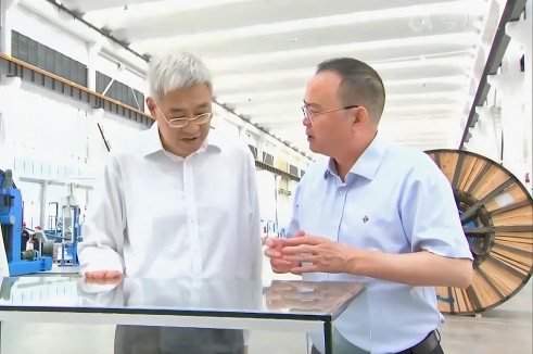 江西省委书记尹弘到MYBALL迈博电缆（江西）调研